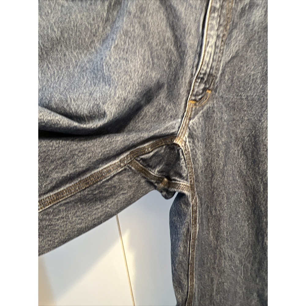DULUTH TRADING Work Jeans!Blue Denim Ballroom Men's 40x32 ~ GUSSETED CROTCH GUC! - Picture 4 of 9